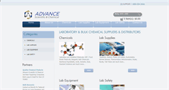 Desktop Screenshot of advance-scientific.com